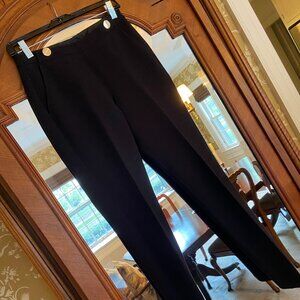 Beautiful L K Bennett Pants / Slacks - Black - Size 2 - Classic Straight Leg